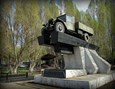 35 лет назад в г. Куйбышеве установлен автомобиль ЗИС-5